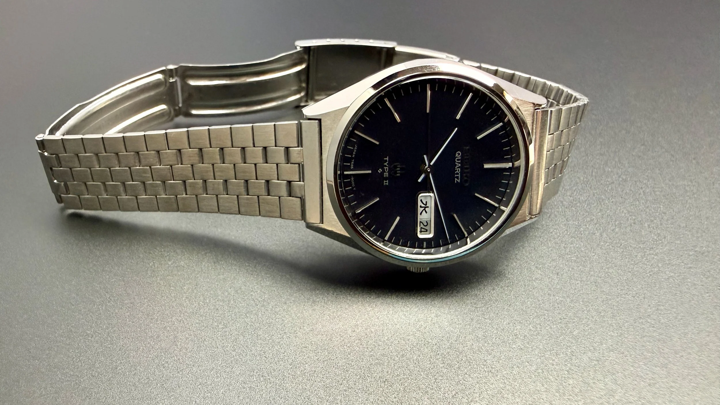 Seiko Type II 7546-8000 QHK011 — VintageSeikos.NL